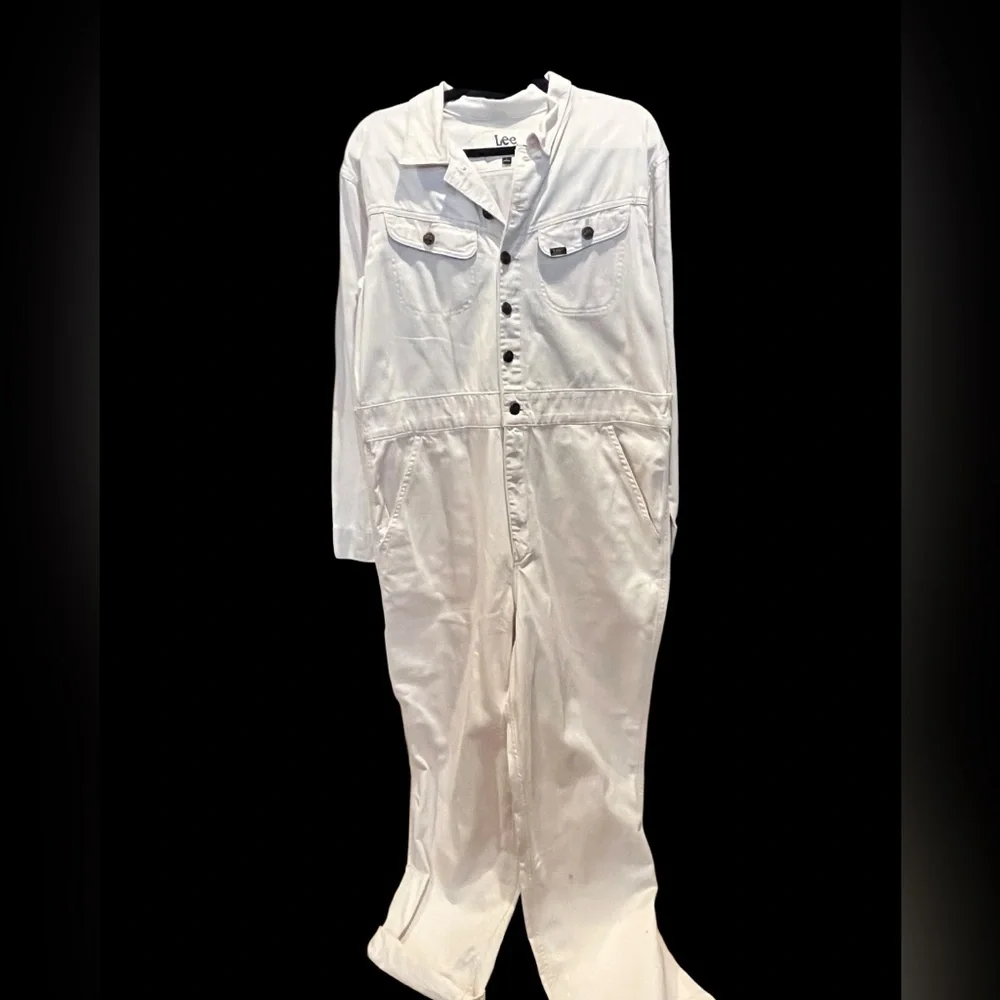 NWOT Lee Union Alls Twill Denim Jumpsuit - Picture 2 of 7